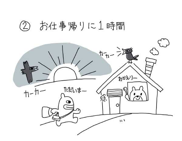 お仕事帰りに一時間